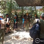 Mrs. Jane Ball and Family visit Cu Chi Tunnels