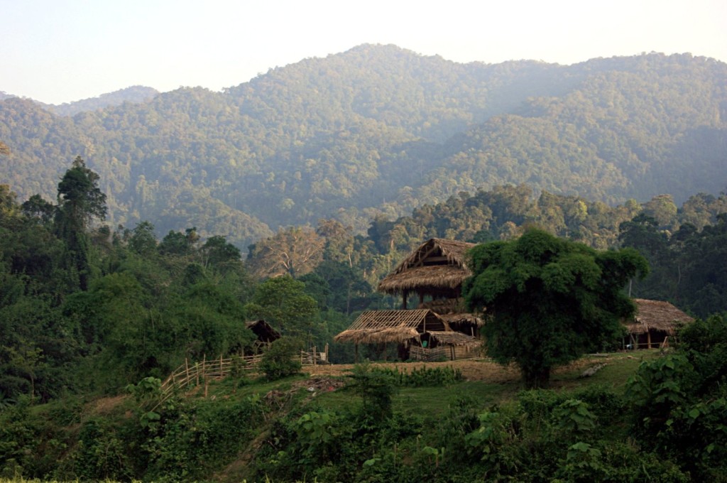 Annamite Range in Pu Mat National Park, Vietnam