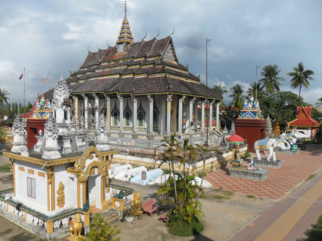 Buddhist temple in Battambang, Cambodia