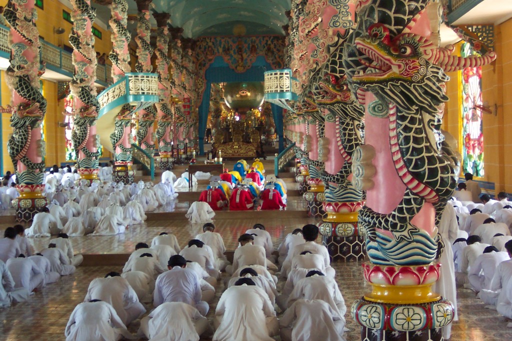 Cao Dai Temple in Tay Ninh Province, Vietnam