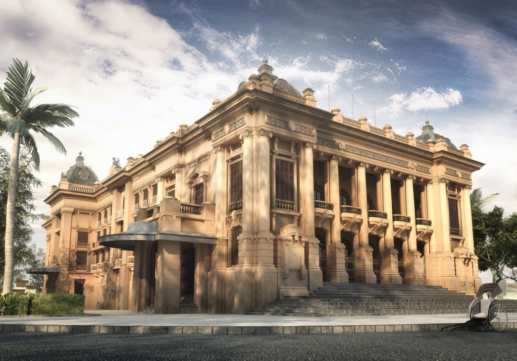 Hanoi Opera House, One of Elegant colonial architecture in Vietnam