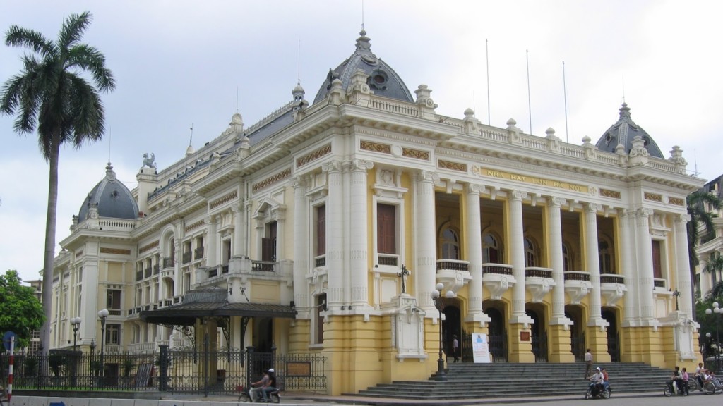 Hanoi Opera House in Hoan Kiem district, Hanoi, Vietnam