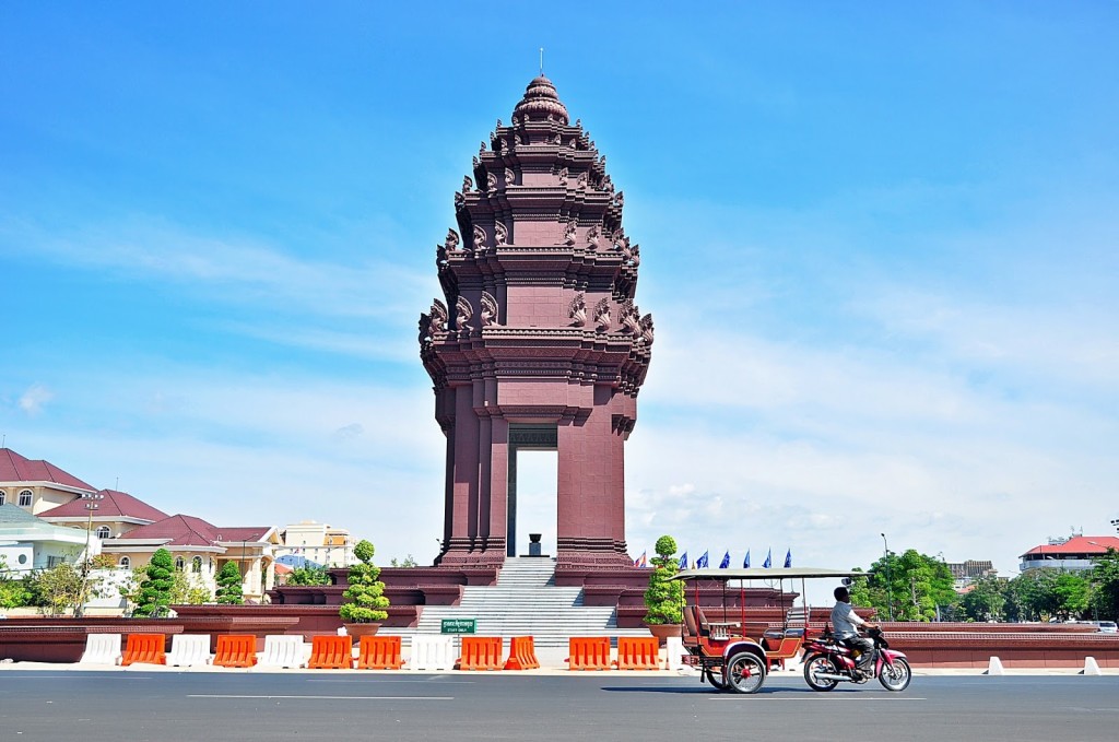 Independence Monument in Phnom Penh, Cambodia