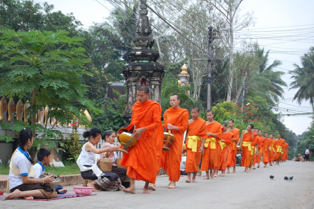 Laos monks