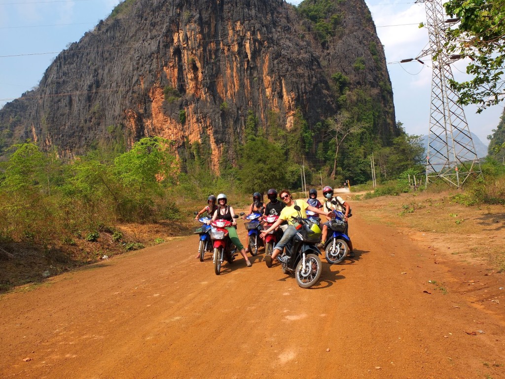 Motor-cycling through Thakkek