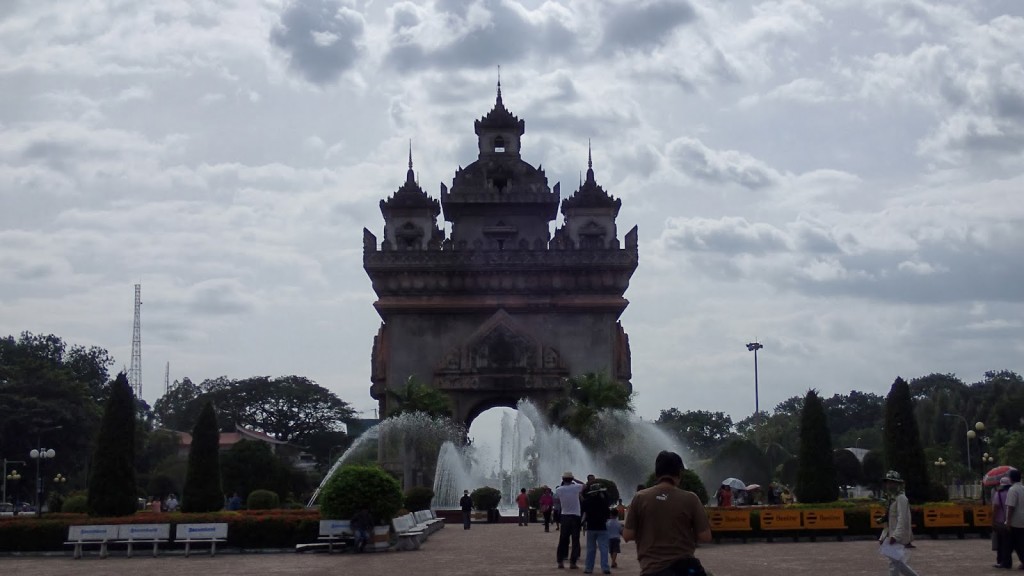 Patuxai, the Lao Victory Monument.