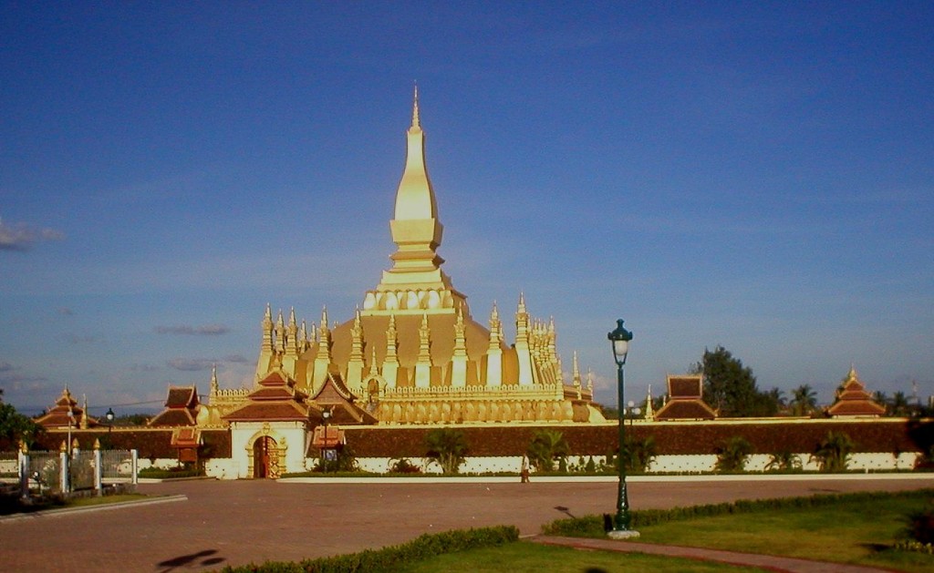 Pha That Luang in Vientiane, Laos