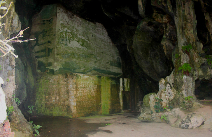 Second entrance to the Hospital Cave on Cat Ba Island, Vietnam