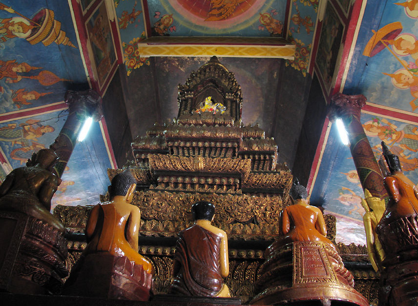 Statue of Buddas in Phnom Penh, Cambodia