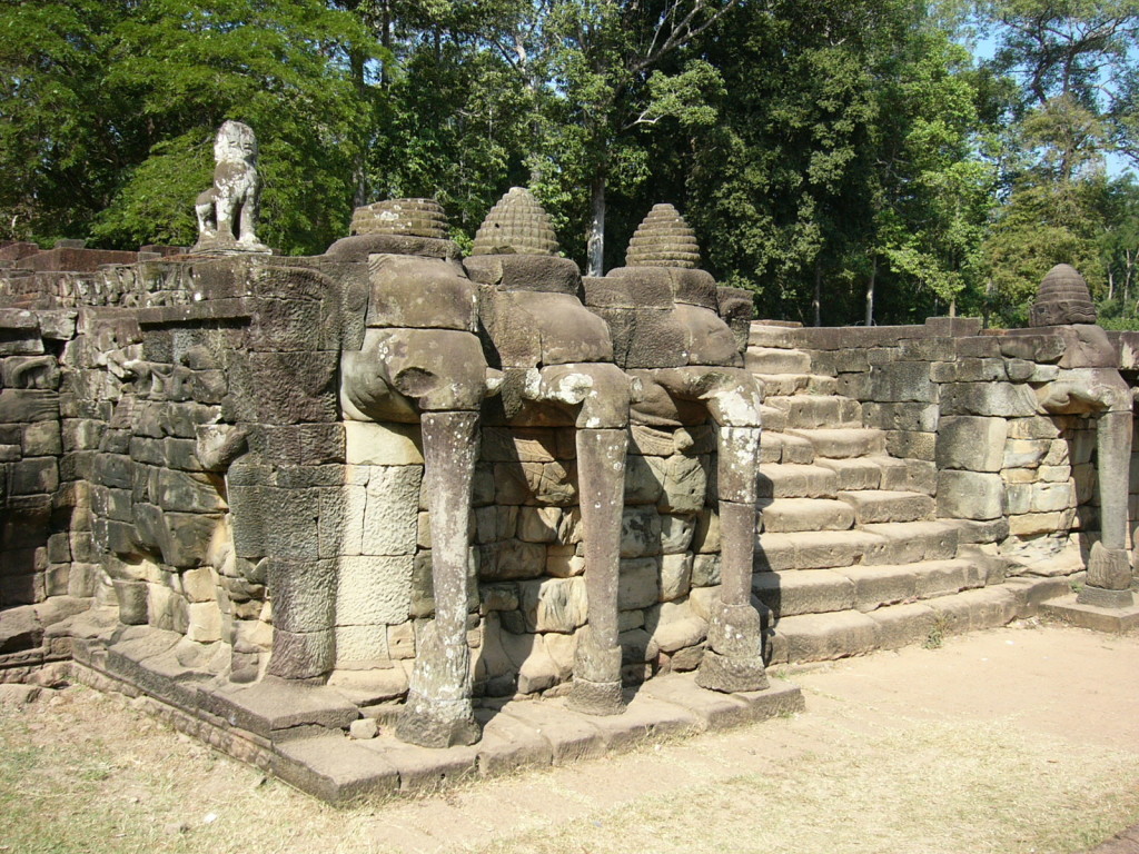 The Elephant Terrace in Siem Reap, Cambodia