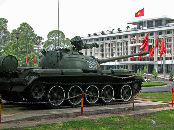 Reunification palace in Saigon