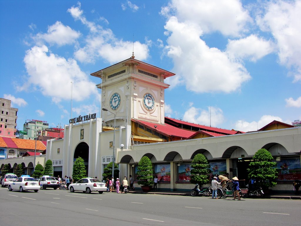 Ben Thanh market in Ho Chi Minh city, Vietnam.