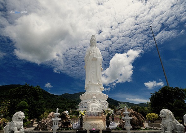 Buddha statue in Linh Ung Pagoda, Danang