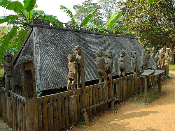 Giarai Tomb inside Museum of Ethnology