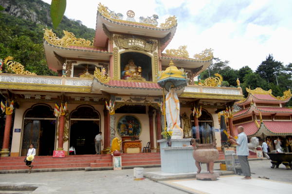 The temple in Nui Ba Den