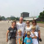 ba dinh square family tour in vietnam