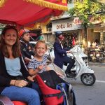 cyclo tour at hanoi old quarter
