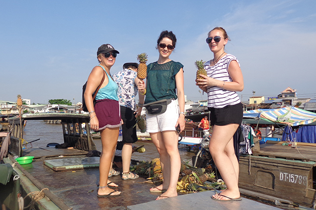 mekong delta floating market - Vietnam family tours