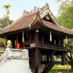 one pillar pagoda in hanoi in vietnam family tour