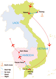 10-day north to south vietnam and cambodia tour