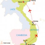 7-Day Vietnam Super Quick Tour - Map