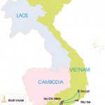 8-Day Southern Vietnam Highlight Tour - Map