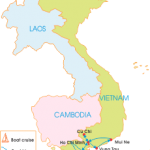 9-Day South Vietnam Holiday With Anzac Day 2016 - Map