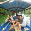 Boat trip in Ba Be Lake vietnam adventure tour
