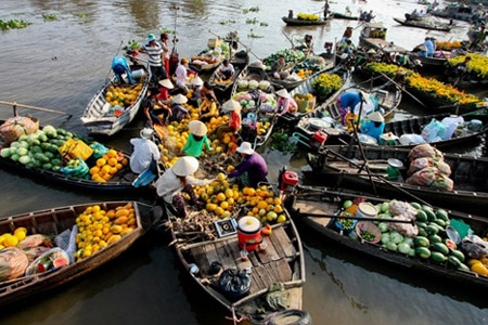 Cai Rang Floating market - Vietnam culinary tours