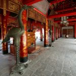 Confucius architecture inside Temple of Literature