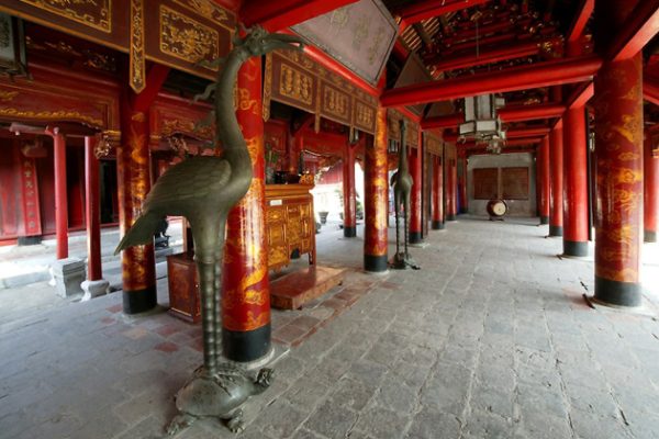 Confucius architecture inside Temple of Literature