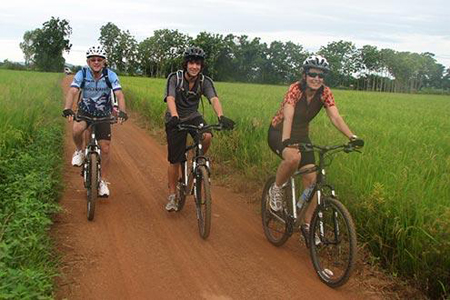 Cycling in Luang Prabang