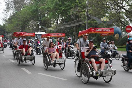 Cyclo in Hanoi