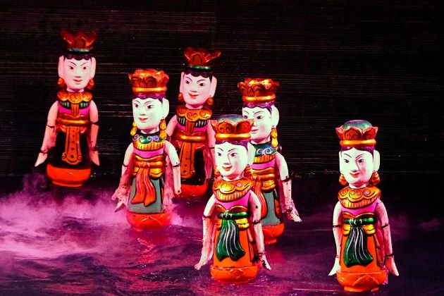 Dancing Fairies at Thang Long Water Puppet Theatre