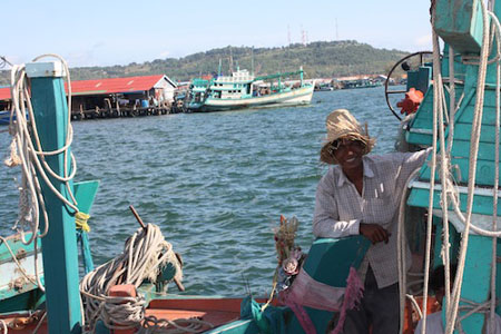 Fishing village Sihanoukville