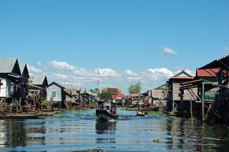 Floating village and Tonle Sap Lake