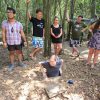 Get in and get out the entrance of Cu Chi Tunnels