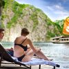 enjoy Halong bay on honeymoon holidays in vietnam