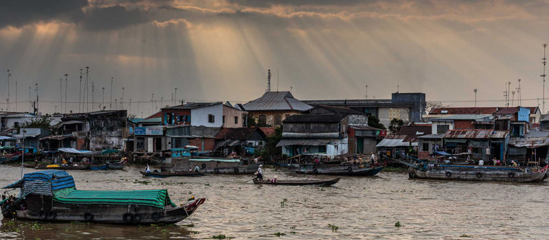 Mekong Delta with Cai Rang Floating Market