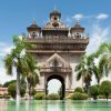 Patuxay Monument in vientiane laos