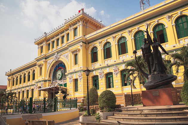 Saigon Central Post office ho chi minh city tour from phu my port