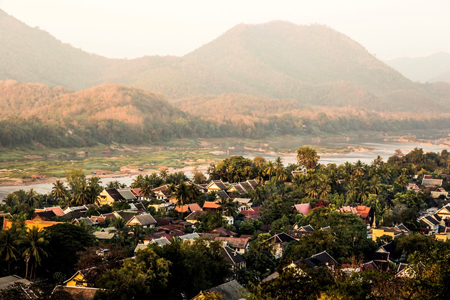 Scenic view of Luang Prabang