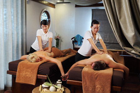 Spa Service Onboard - Vietnam spa & wellness tour