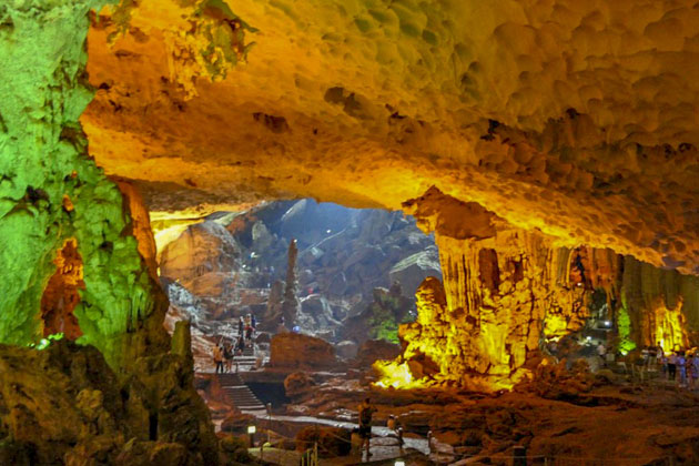 Sung Sot Cave vietnam and cambodia tour