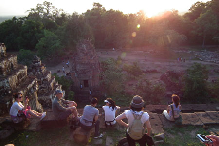 Sunset at Phnom Bakheng