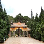 The gate of Truc Lam Zen Monastery