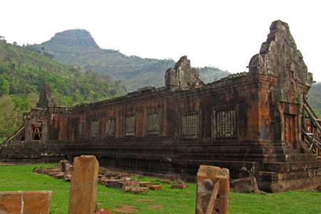 The ruins of Wat Phou