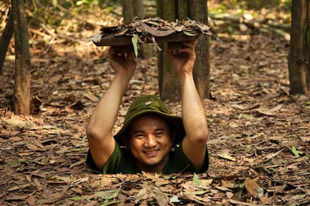 Try to fit at Cu Chi Tunnels