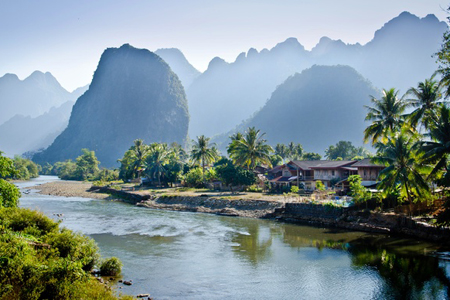 Vang Vieng scenery