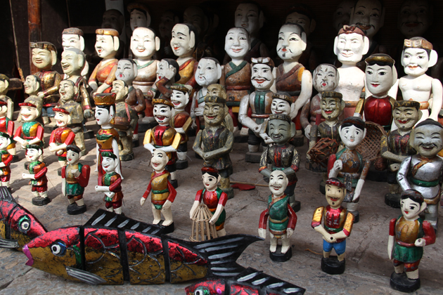 Vietnamese Traditional puppets will be used in the show